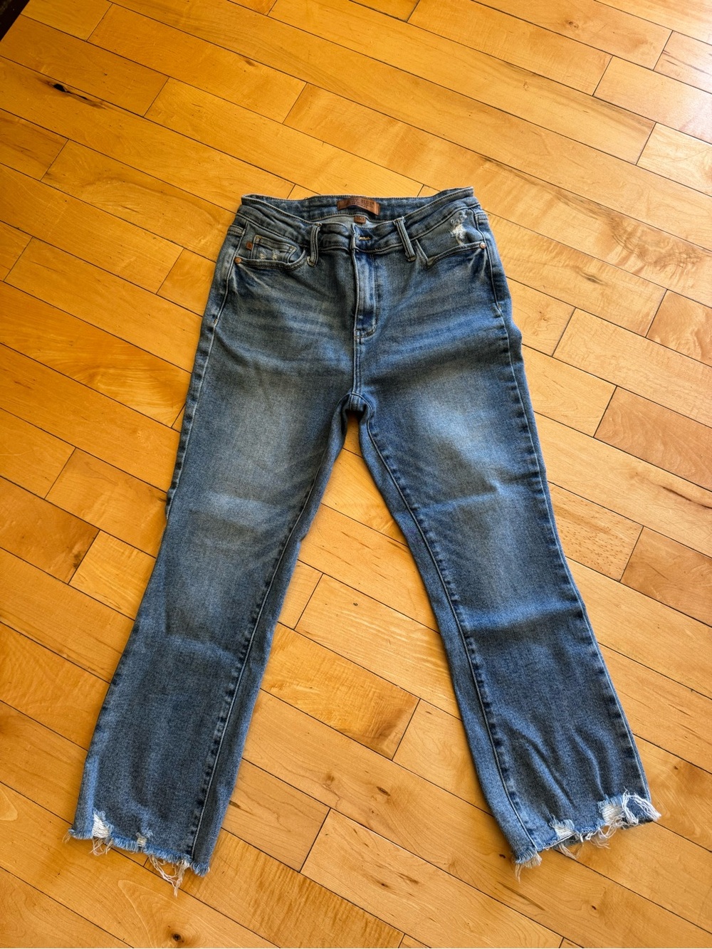 Classic Women's Blue Straight-Leg Jeans